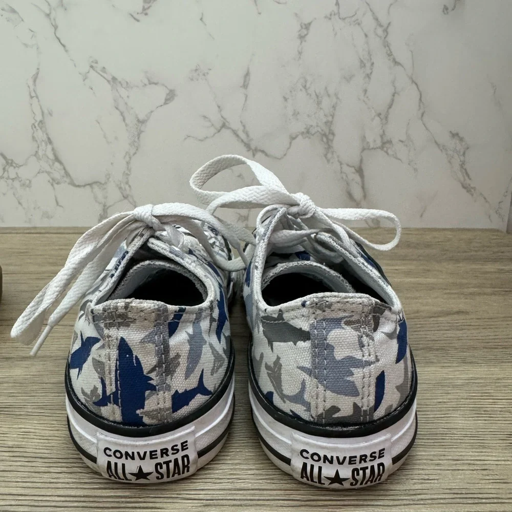 Vans Old Skool + Converse Shark Print Boys Sneaker Bundle Skater Y2K